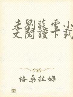 老刘苏雪小说全文阅读下载