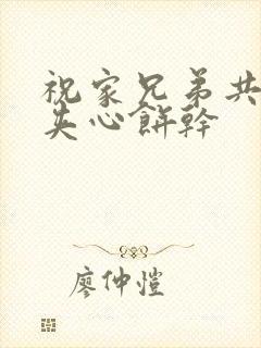 祝家兄弟共享后夹心饼干