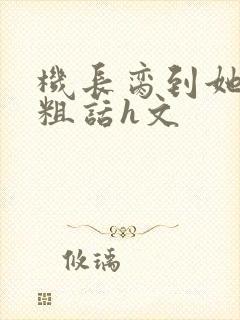 机长脔到她哭h粗话h文