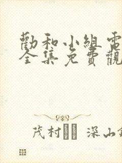 劝和小组电视剧全集免费观看