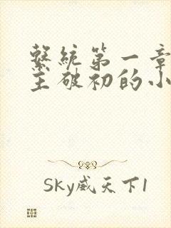 系统第一章给宿主破初的小说