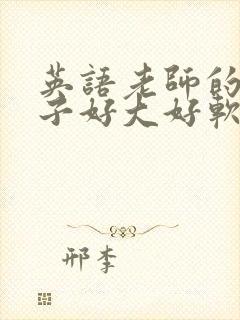 英语老师的小兔子好大好软水