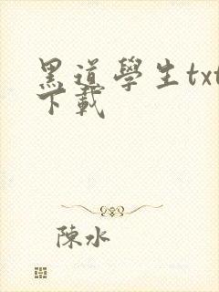 黑道学生txt下载