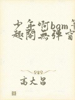 少年啊bgm笔趣阁无弹窗免费