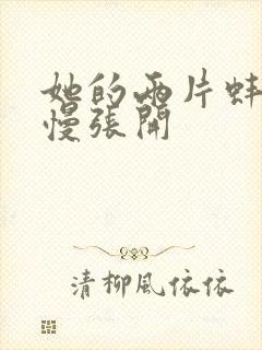 她的两片蚌肉慢慢张开