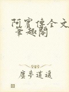 阿宾传全文阅读 笔趣阁