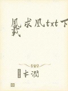 凤求凰txt下载