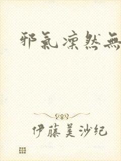 邪气凛然无弹窗