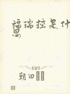福瑞控是什么意思
