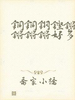 铜铜钢铿锵锵锵锵锵锵好多少阅读