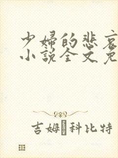 少妇的悲哀榆木小说全文免费阅读笔趣阁下载