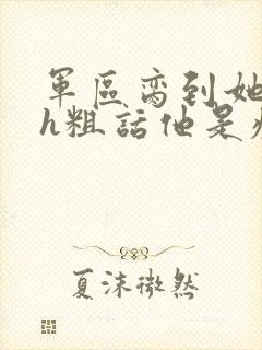 军区脔到她哭hh粗话他是疯批