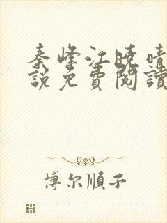 秦峰江晓晴的小说免费阅读