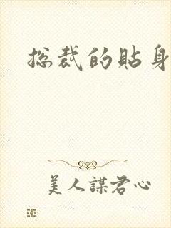 总裁的贴身女佣