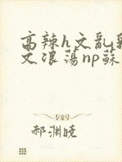 高辣h文乱乳h文浪荡np苏夏