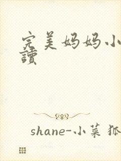 完美妈妈小说阅读