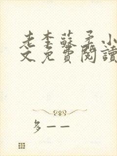 老李苏柔小说全文免费阅读