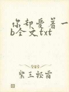 你却爱着一个sb全文txt