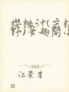 樱桃汁(宋枝江野)笔趣阁小说