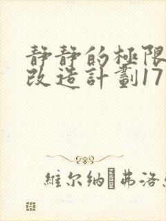 静静的极限自我改造计划17