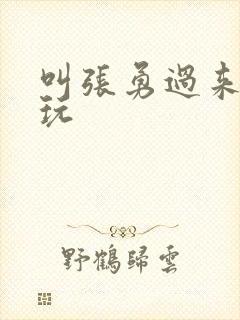 叫张勇过来一起玩