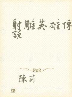 射雕英雄传 小说