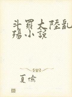 斗罗大陆乱世浮殇小说