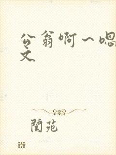 公翁啊～嗯啊h文