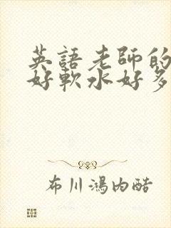 英语老师的兔子好软水好多