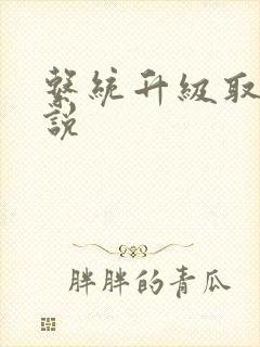 系统升级取液小说