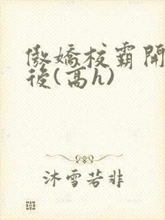 傲娇校霸开荤以后(高h)