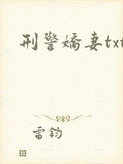 刑警娇妻txt
