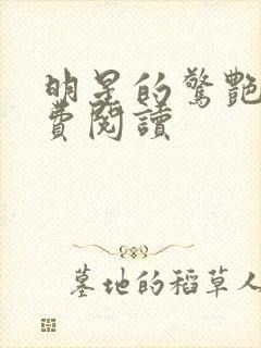 明星的惊艳史免费阅读