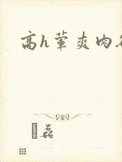 高h荤爽肉欲文