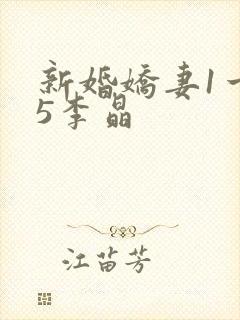 新婚娇妻1一25李晶