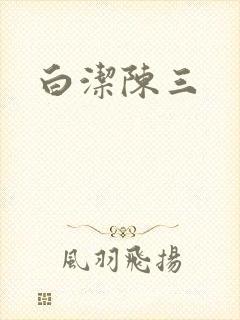 白洁陈三