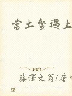 当土鳖遇上海龟