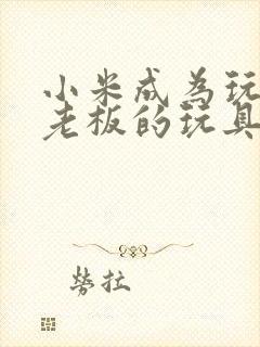 小米成为玩具店老板的玩具