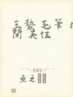 玉势 毛笔 撑开 夹住