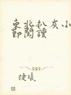 东北扒灰小说分节阅读