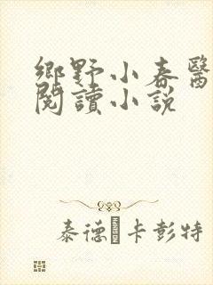 乡野小春医免费阅读小说