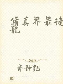 修真界最后一条龙