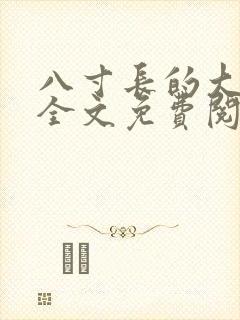八寸长的大宝贝全文免费阅读