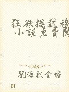 狂欲总裁穆非雪 小说免费阅读