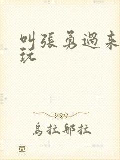 叫张勇过来一起玩