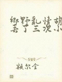 乡野乱情胡秀英丢了三次小说