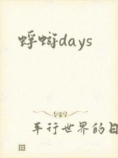 蜉蝣days