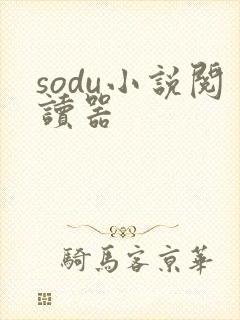 sodu小说阅读器
