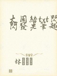 大团结txt闪闪发光笔趣阁