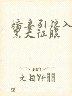 娇妻引狼入室被黑大征服